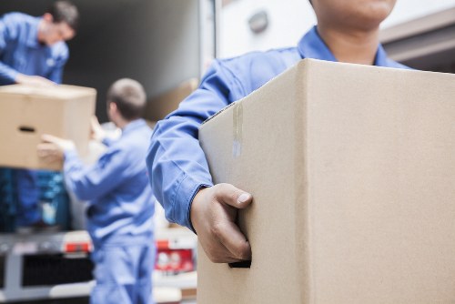 Moving van service for a Hackney home relocation