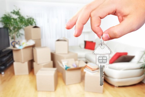 Local removals team loading furniture for a move across Hackney and nearby areas