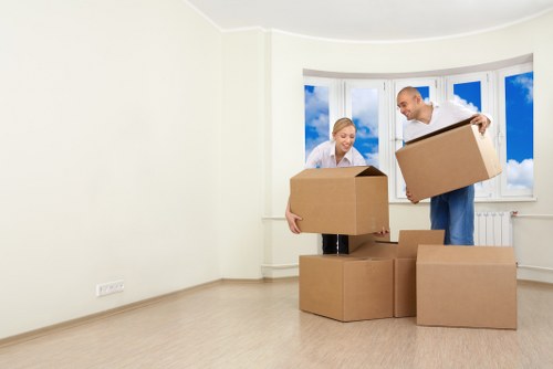 Commercial move with office furniture in Hackney