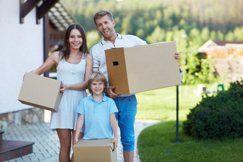 Transporting boxes and home items across Hackney