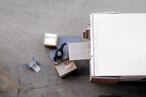 Local van removal team helping with a flat move in Hackney