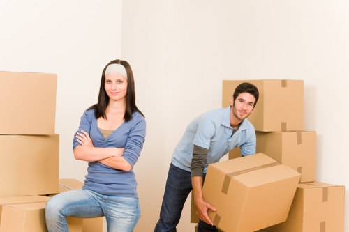 Commercial furniture pick-up from a Hackney office or studio space