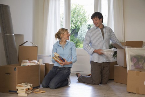 Commercial office move logistics in East London