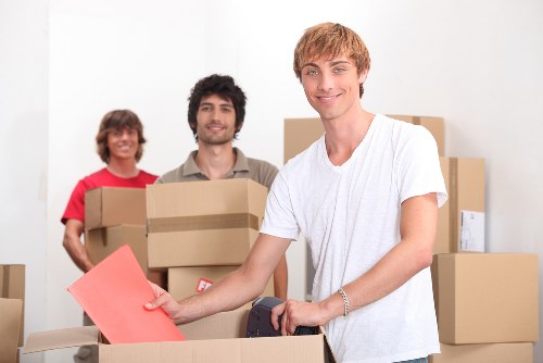 Hackney moving van used for flat and office moves