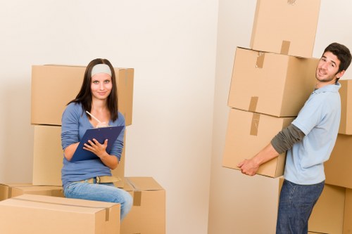 Protected fragile items prepared for careful transport